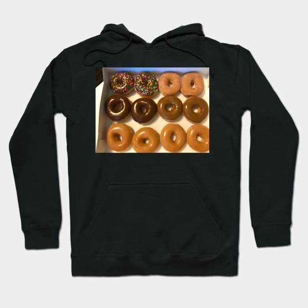 Yummy in my Tummy Donuts Hoodie by ephotocard